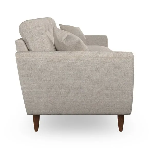 4-Seater Sofa with Scatter Cushions - Natural