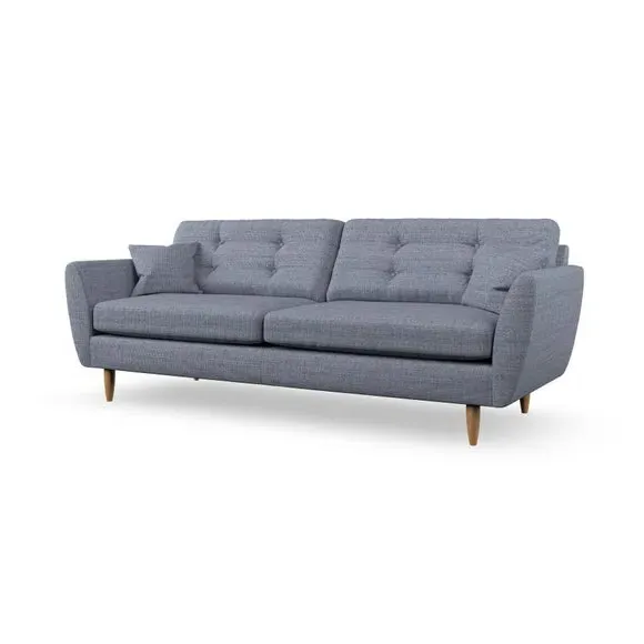 4-Seater Sofa with Scatter Cushions - Navy