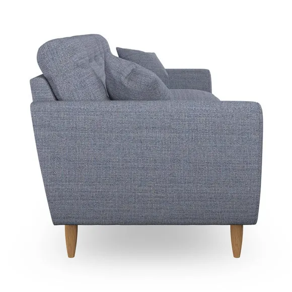 4-Seater Sofa with Scatter Cushions - Navy