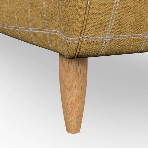 4-Seater Sofa with Scatter Cushions - Ochre