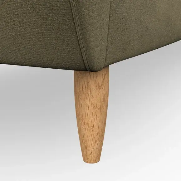 4-Seater Sofa with Scatter Cushions - Olive