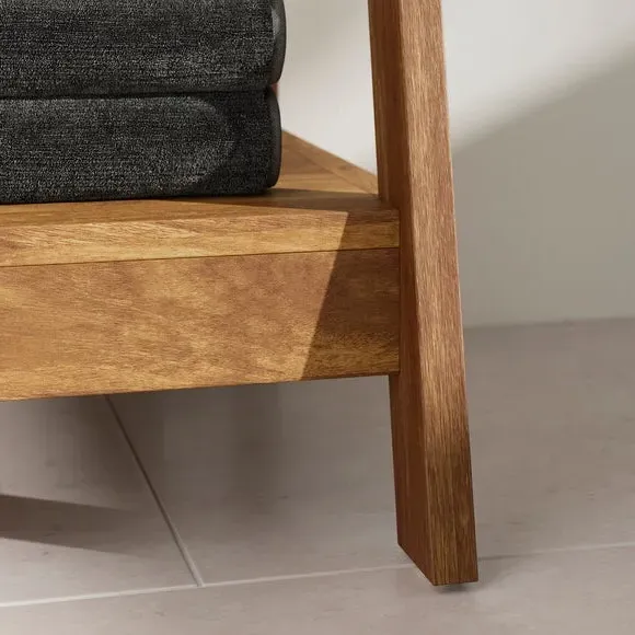 4-Tier Ladder Shelf - Mango Wood Effect