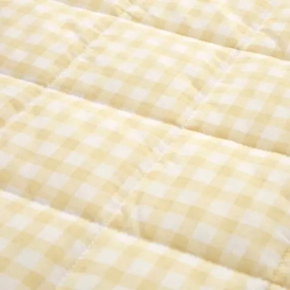 4 Tog Quilt Reversible - Green, Cotton