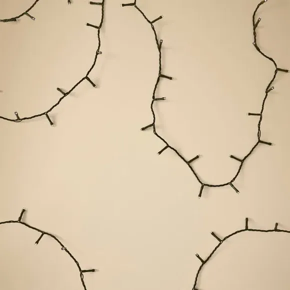 400 LED String Lights with Timer - White