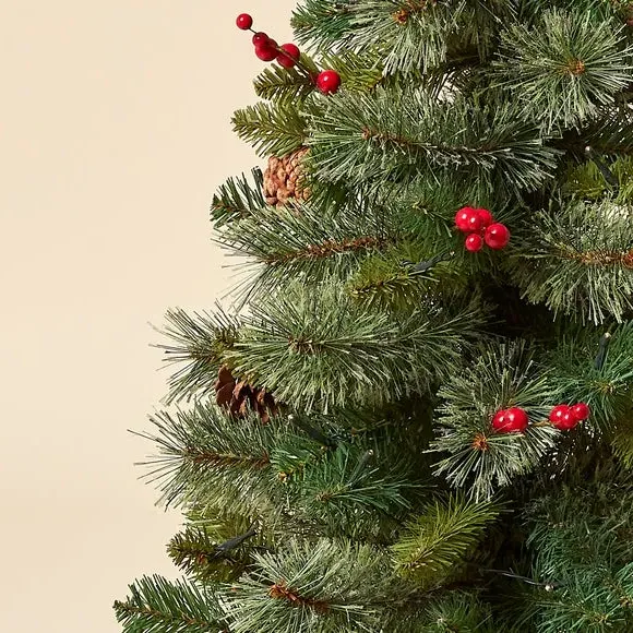 4ft Christmas Tree with Lights - Green, Pine