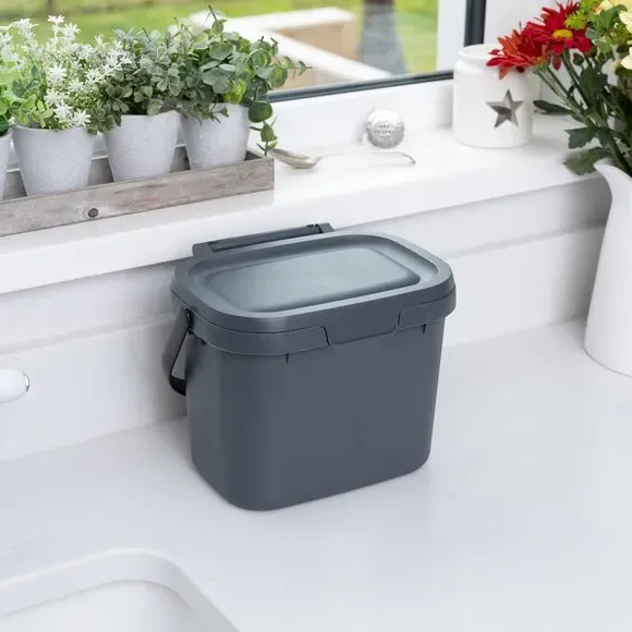 4L Sinkside Caddy with Handle - Grey image