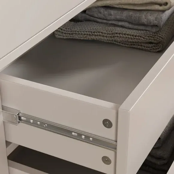 5-Drawer Chest with Metal Handles - Natural