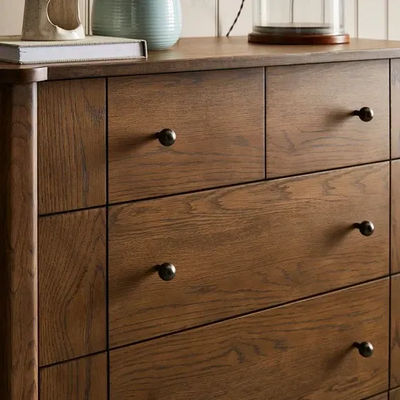 5-Drawer Chest with Metal Runners - Light Oak