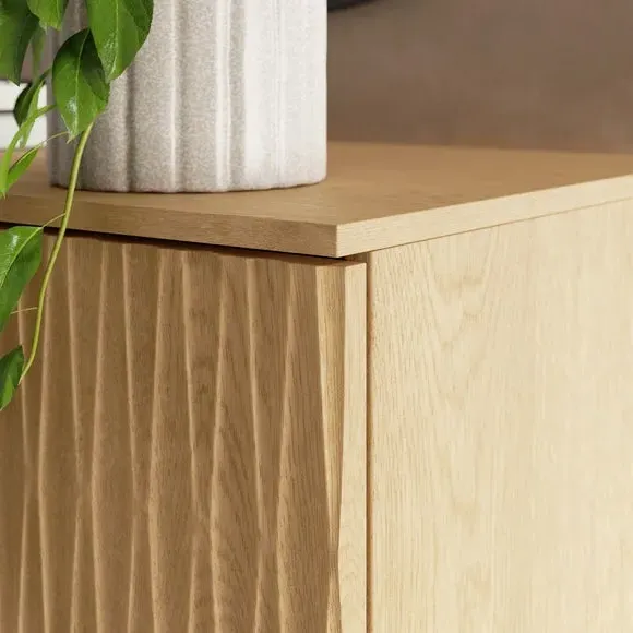 5-Drawer Chest with Push Open - Light Oak, Wood