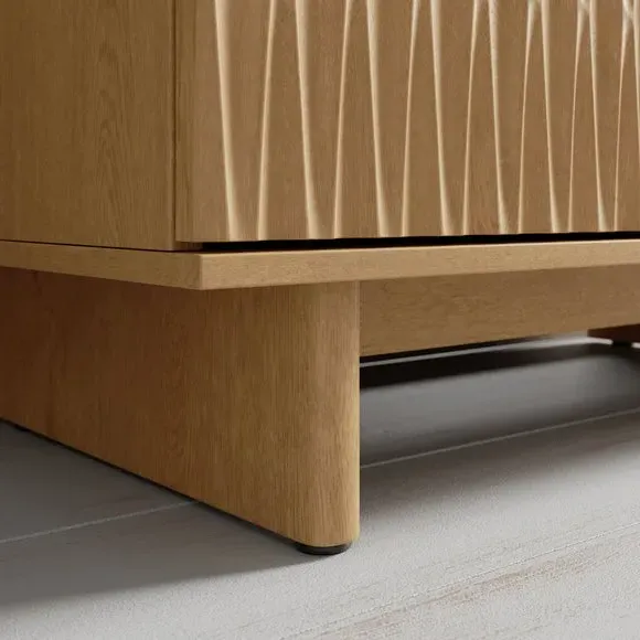 5-Drawer Chest with Push Open - Light Oak, Wood