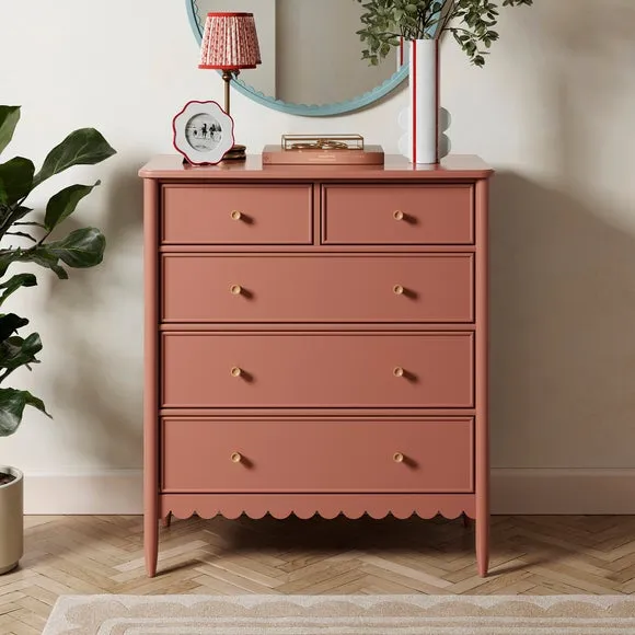5-Drawer Chest with Soft-Close - Red Clay image