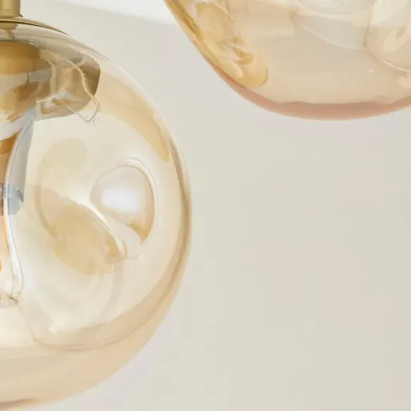 5-Light Cluster Ceiling Light - Gold