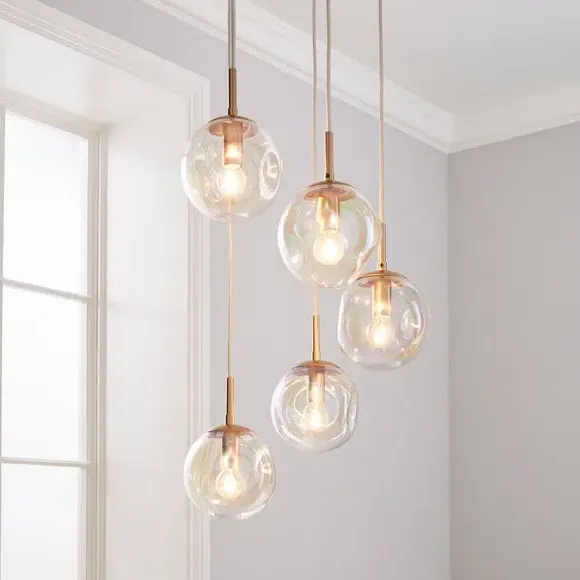 5-Light Cluster Ceiling Light - Iridescent