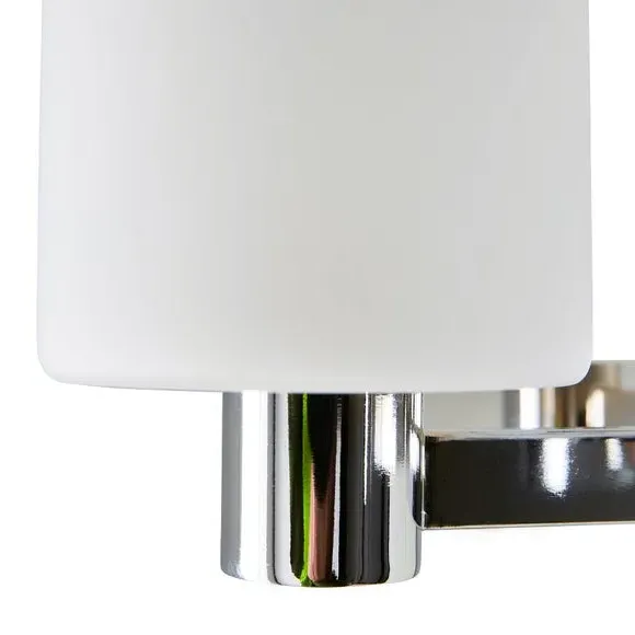 5-Light Semi Flush Ceiling Light - White, Metal