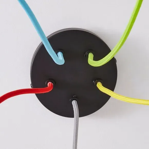 5-Light Spider Ceiling Light - Multicolor