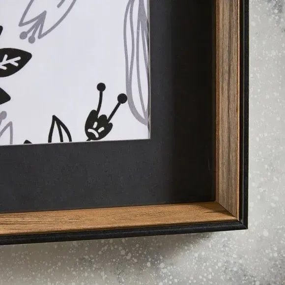 5-Photo Panel Frame - Black