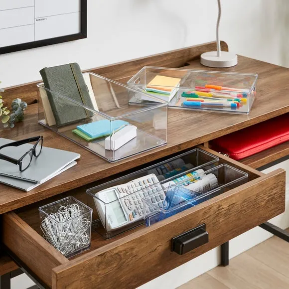 5-Piece Drawer Organiser Set - Clear
