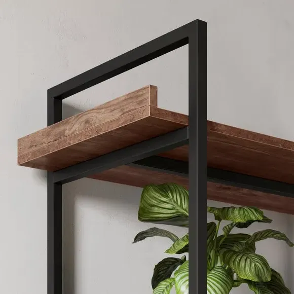 5-Shelf Shelving Unit - Pine, Wood Effect