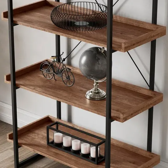 5-Shelf Shelving Unit - Pine, Wood Effect