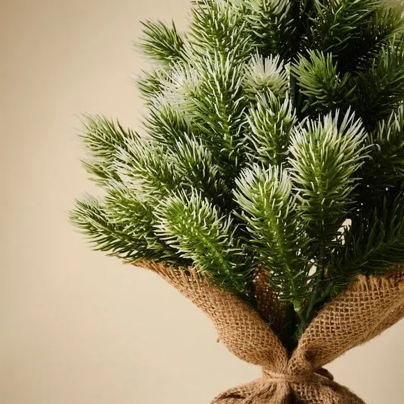 50cm Christmas Tree Two-Tone - Green, Jute