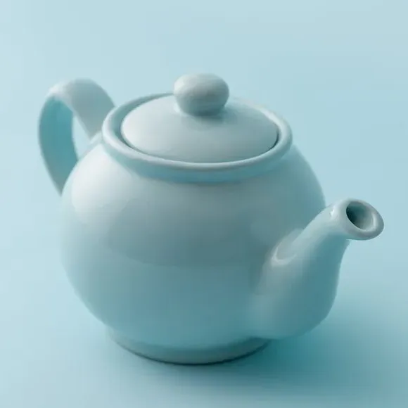 6-Cup Teapot with Non-Drip Spout - Blue, Stoneware image