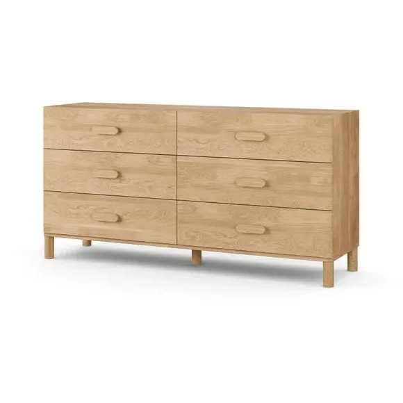 6-Drawer Chest - Oak Effect