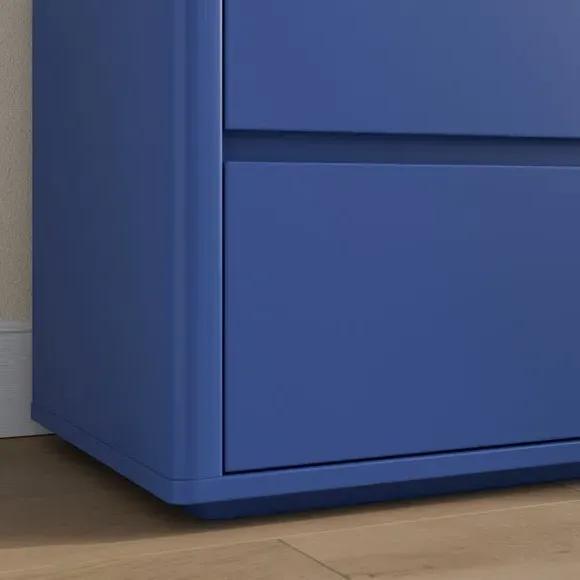6 Drawer Chest with Metal Runners - Oak Effect