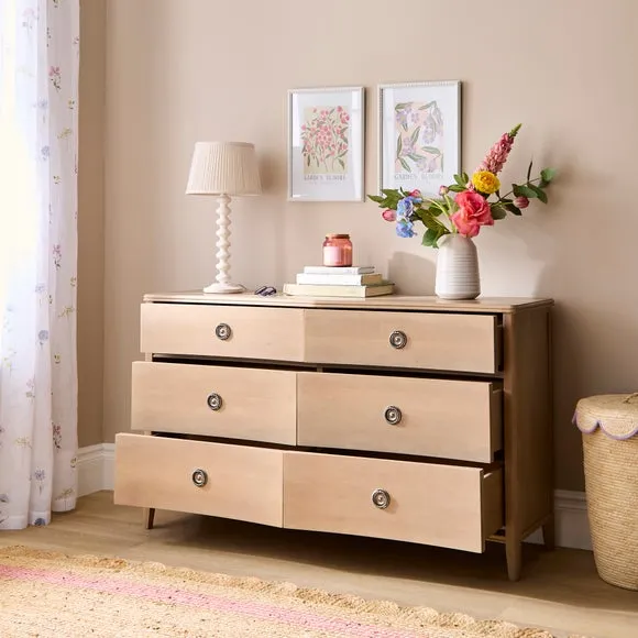 6-Drawer Chest with Soft Close - Natural, Birch