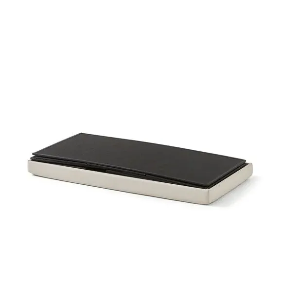 6-Drawer Foldable Ottoman - Cream, Faux Linen