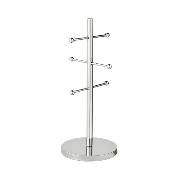 6-Mug Tree Stand - Chrome, Steel