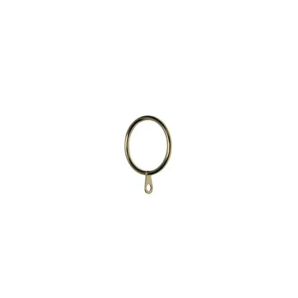 6-Pack Curtain Pole Rings 19mm - Gold, Metal image