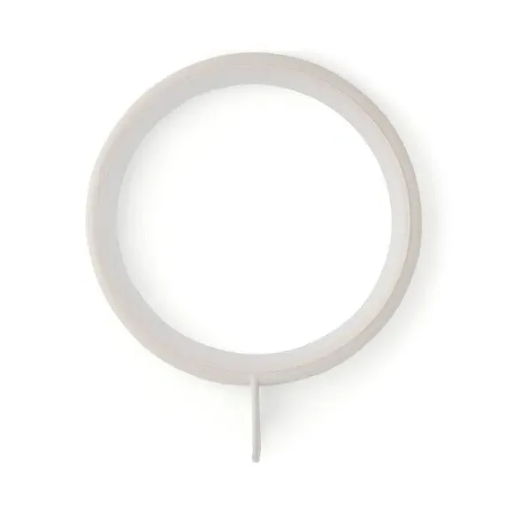 6-Pack Flat Lined Curtain Rings - Sandstone