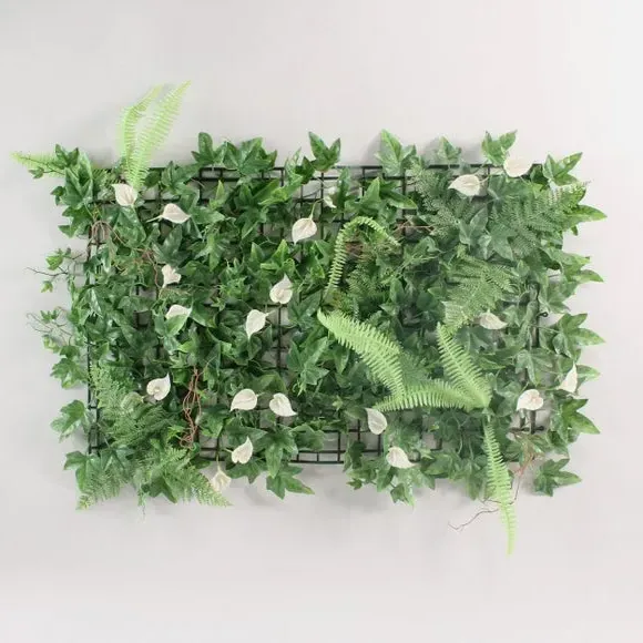 6-Pack Flower Wall Panels - Multicolor, Artificial