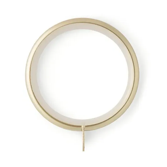 6-Pack Round Curtain Rings - Brushed Gold
