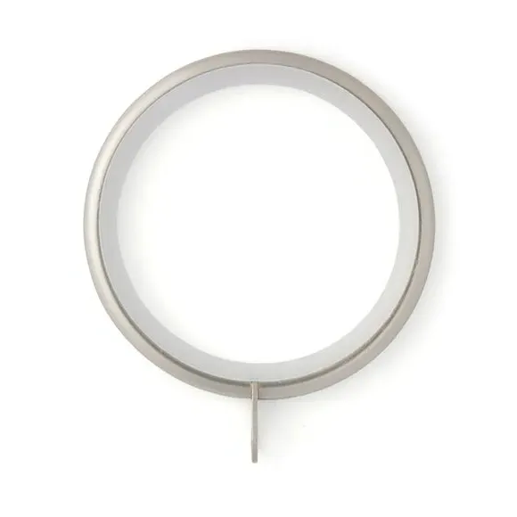 6-Pack Round Curtain Rings - Nickel