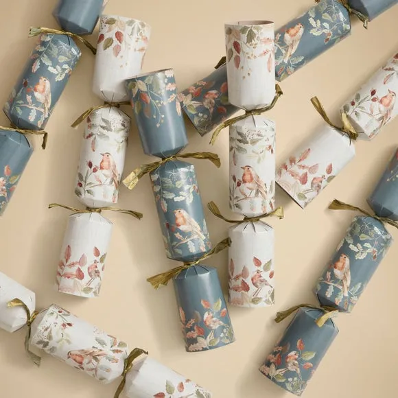 6-Piece Christmas Crackers Set - Multicolor, Paper