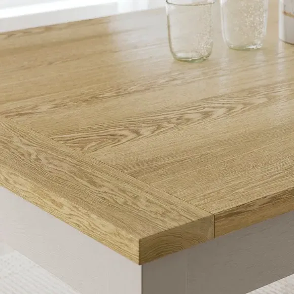 6-Seater Dining Table and Bench Set - Stone