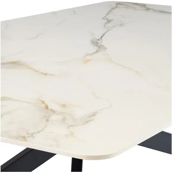 6-Seater Dining Table - Gold, Sintered Stone