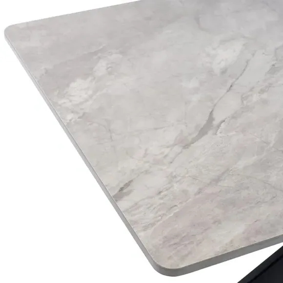 6-Seater Dining Table - Grey, Sintered Stone
