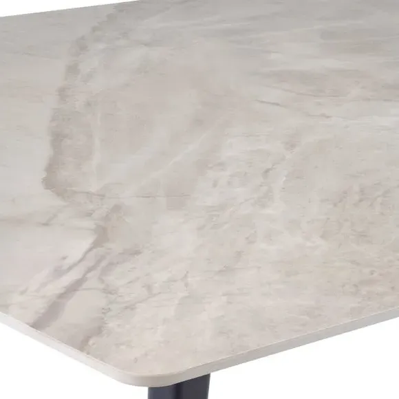 6-Seater Dining Table - Rebecca Grey, Sintered Stone