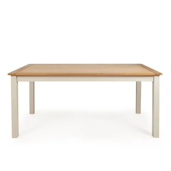 6-Seater Dining Table with 2 Benches - Grey, Pine