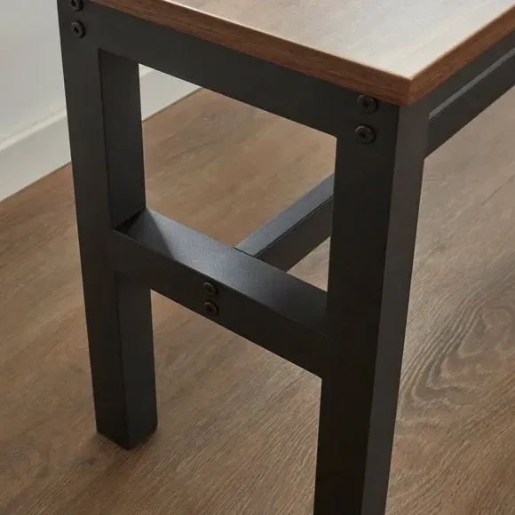 6-Seater Dining Table with 2 Benches - Pine