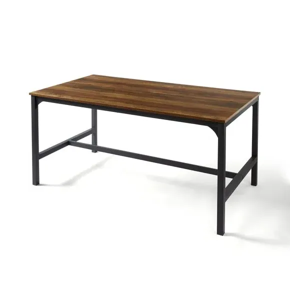 6-Seater Dining Table with 2 Benches - Pine