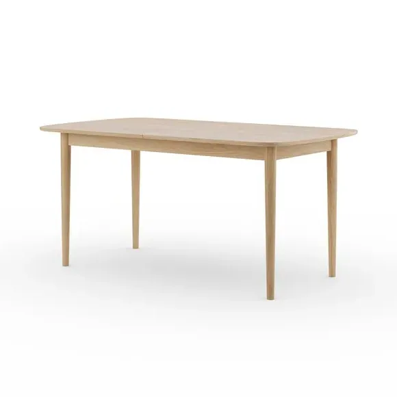 6-Seater Extendable Dining Table - Light Oak, Wood