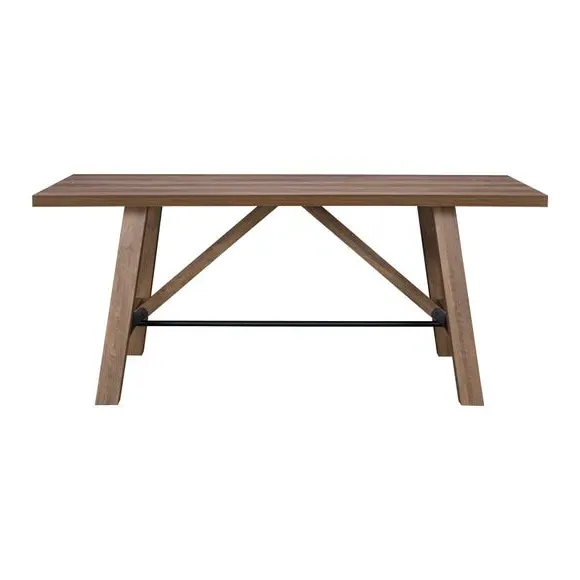 6-Seater Rectangular Dining Table - Pine Wood