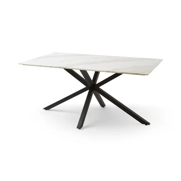 6-Seater Rectangular Dining Table - Stone