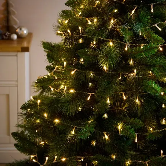 600 LED String Lights with Timer - Warm White image
