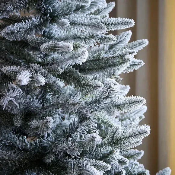 6ft Christmas Tree Snow-Dusted - White, Spruce