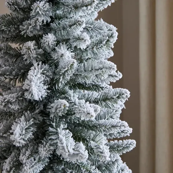 6ft Slim Christmas Tree - Blue, Artificial