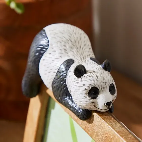 6x4 Photo Frame Panda Design - Black/White, Resin